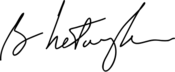 Benjamin Netanyahu signature.svg