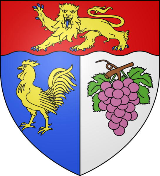 Blason ville fr Cleyrac (Gironde)