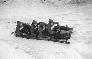 Archivo:Bundesarchiv Bild 183-09740-0004, Oberhof, II. Wintersportmeisterschaften, Bobfahren