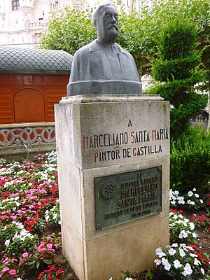 Archivo:Burgos - Monumento al pintor Marceliano Santamaría