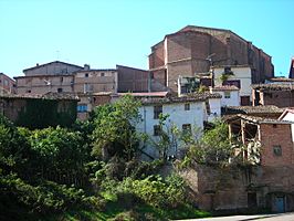 Vista de Camprovín desde 'Los Pilones'.