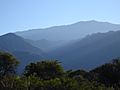 Cerros despué de la lluvia.