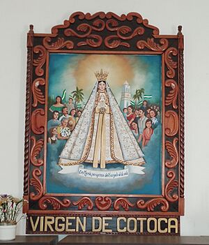 Archivo:Cuadro de la Virgen de Cotoca en Santa Cruz de la Sierra (Bolivia)