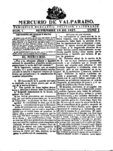 Archivo:El Mercurio de Valparaíso Nº 1 (12.09.1827)