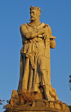 Archivo:Estatua de Alfonso I de Aragón
