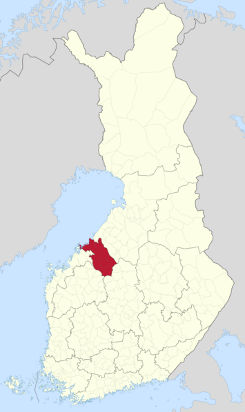 Keski-Pohjanmaa sijainti Suomi
