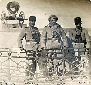 Archivo:Kiazim Karabekir Pasha at Kars in 1918
