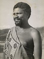 Sobhuza II de Suazilandia.