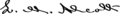 Louisa May Alcott Signature