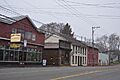 Main Street commercial district in Portersville