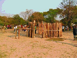 Archivo:Mbunda Lukwakwa Symbolic Fence
