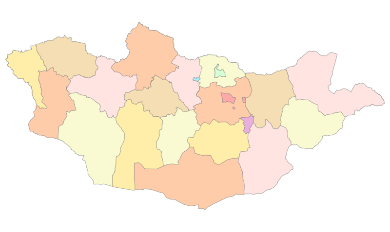 Mongolia blank