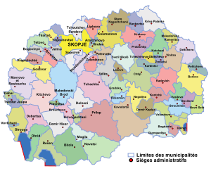 Archivo:Municipalités de la République de Macédoine