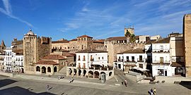 Parte antigua de Cáceres, Extremadura, España.jpg