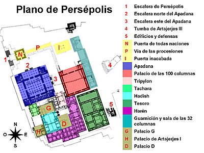 Archivo:Plano de Persépolis