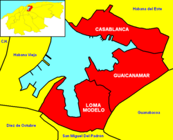 Archivo:Regla (Havana) - District Map