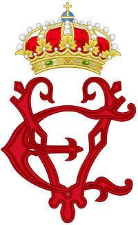 Archivo:Royal Monogram of Queen Victoria Eugenie of Spain