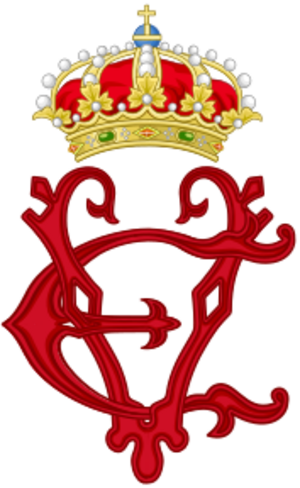 Archivo:Royal Monogram of Queen Victoria Eugenie of Spain