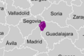Sierra de Ayllon map