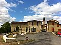 Vue sur le village de Duran (Gers, France)