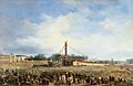 Érection de l'obélisque de Louqsor sur la place de la Concorde