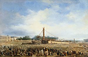 Archivo:Érection de l'obélisque de Louqsor sur la place de la Concorde
