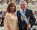 Alberto Fernandez presidente y Cristina vice