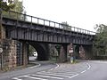Ambergate - western railway viaduct over A6