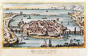 Archivo:Ancient Taranto (16th century)