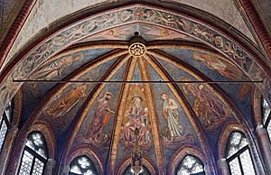 Archivo:Andrea del Castagno fresques de la voûte absidale église San Zaccaria de Venise