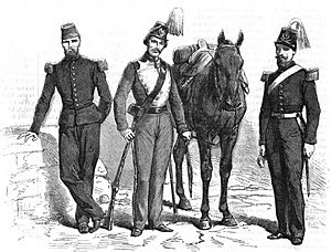 Archivo:Armée de la République Argentine — Cavalerie et artillerie