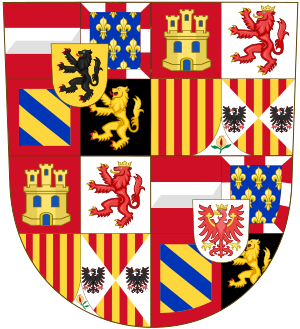 Archivo:Arms of Ferdinand of Austria, Infante of Spain, Archduke of Austria, Duke of Burgundy