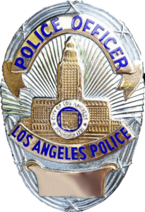 Badge of a Los Angeles Police Department officer.png