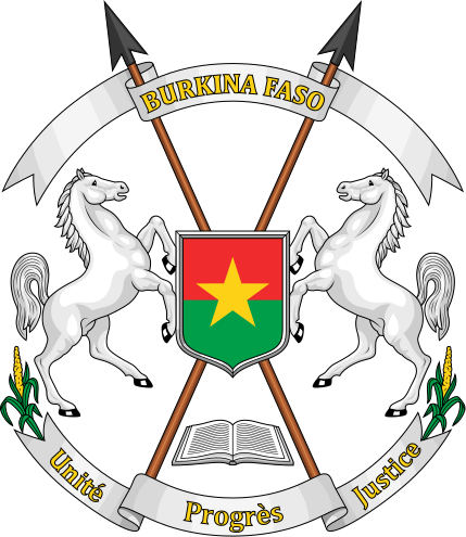 Coat of arms of Burkina Faso without background
