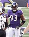 Cory Redding at M&T Bank stadium Dec 11, 2011