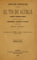 El tío de Alcalá (1906) zarzuela, portada