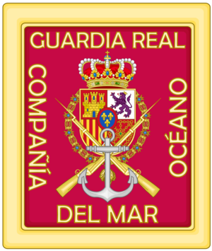 Archivo:Emblem of the Navy Marines Mar Océano Company - Spanish Royal Guard