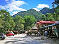 Entrada a la zona turística de la Cueva de las Lechuzas del Parque Nacional Tingo María