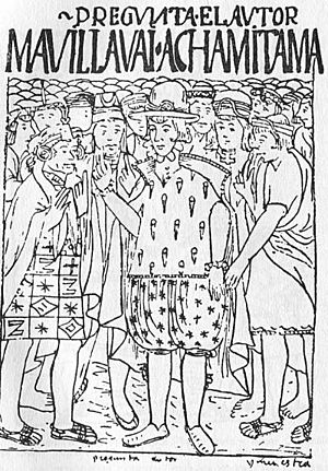 Archivo:Felipe Guamán Poma de Ayala