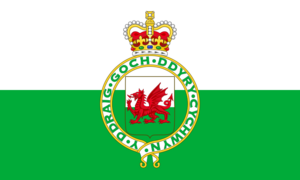 Archivo:Flag of Wales (1953–1959)