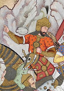 Ibrahim Lodi at the Battle of Panipat (1526).jpg