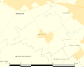 Map commune FR insee code 62003