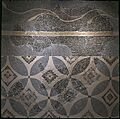 Mosaico con decoración geométrica y vegetal, Museo de la Romanización
