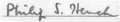 Philip-S-Hench-Signature