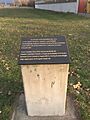 Plaque dedicated to Agostinho Neto, New Belgrade