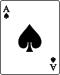 Playing card spade A.svg
