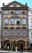 Praha, Mala Strana - Nerudova 14, Valkounsky dum (fasada)