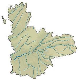Archivo:Provincia de Valladolid relieve location map