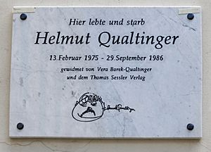 Archivo:Qualtinger Gedenktafel Wien 1010