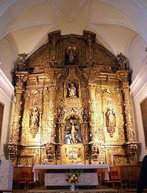 Archivo:Retablo mayor de la iglesia de Santo Domingo de Guzmán de Campaspero